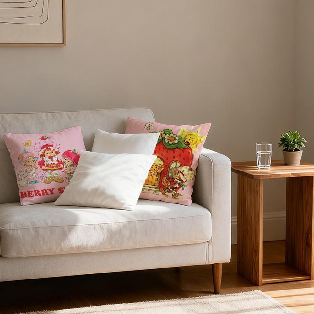 Pillow Case luxurious home office, sofa decorative Multi sized car seat cushions, pillowcases S-StrawberryS-Cute S-ShortcakeS