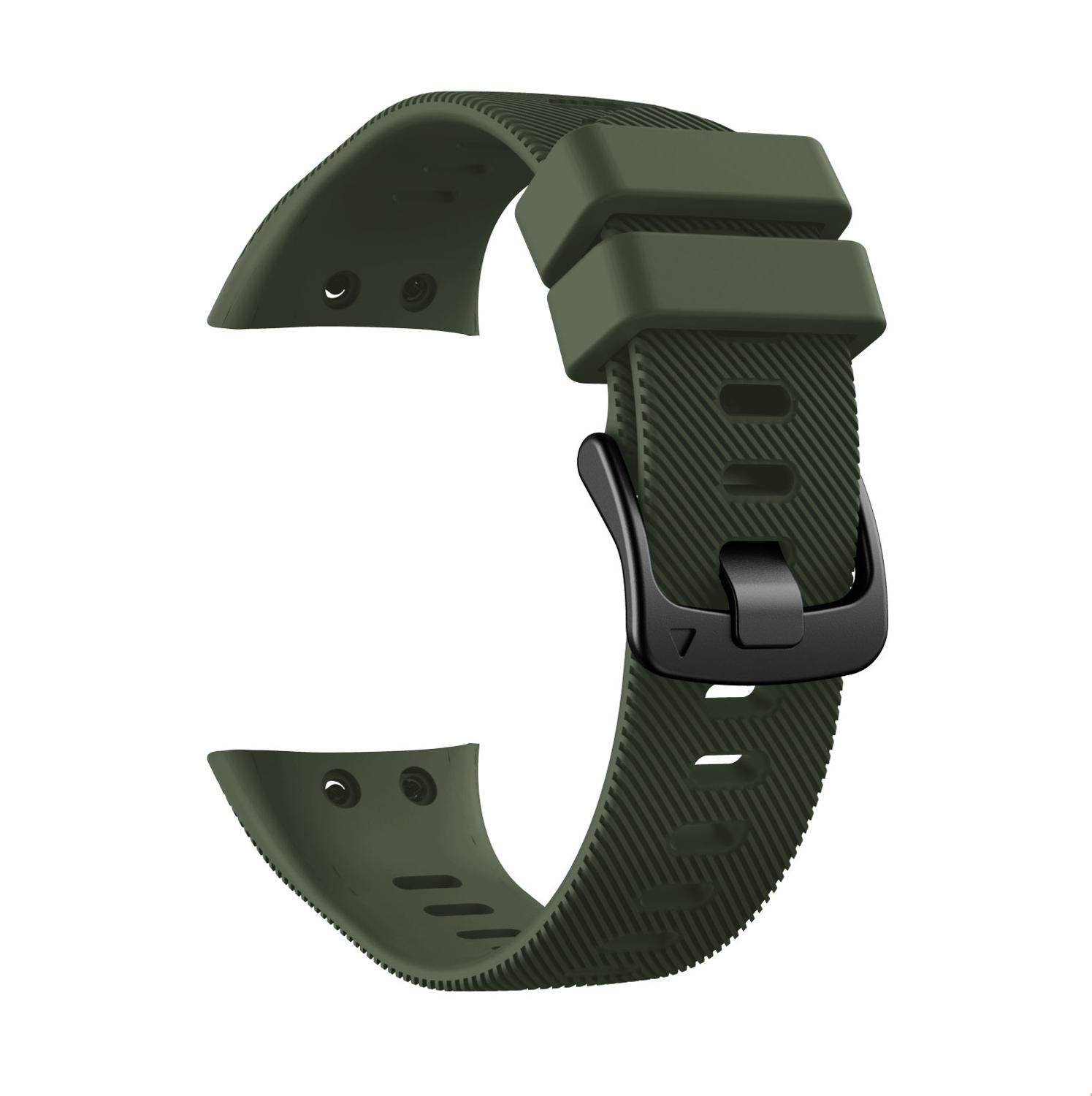 

Запасний ремінець для годинника Garmin Swim 2 / Forerunner 45, м який силіконовий, розумні браслети, ремінець + інструмент Swim 2 армія зелений колір