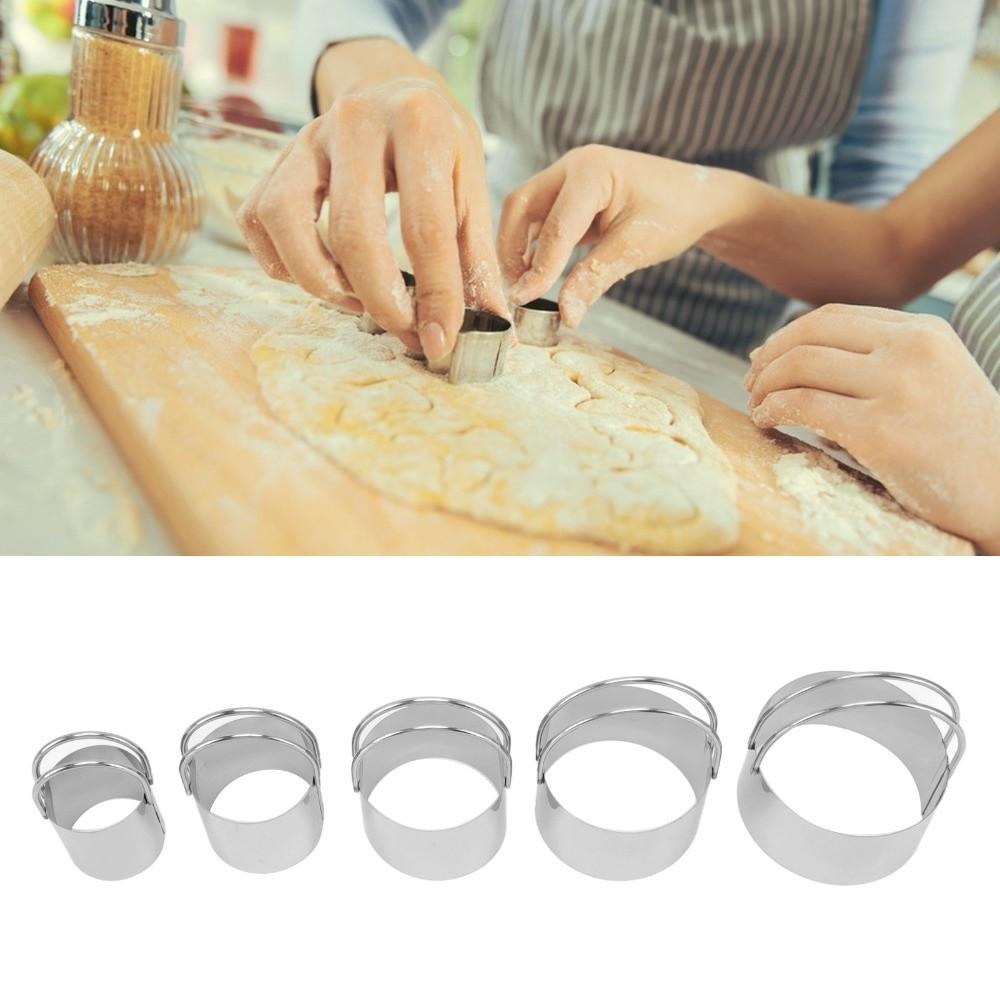 5pcs Stainless Steel Cookie Cutter Set Food-Grade Stainless Steel Cookie Cutters  Christmas