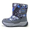 Children's snow boots new middle and older children's snow cotton velvet boys and girls thermal snow shoes Velcro classmates