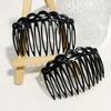 11 Teeth Inserted Combs Plastic Vintage Weaving Hairpins Portable Hair Accessories  Girls