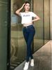 Jeansy Denimowe Peach Lift z Niskim Stanem dla Kobiet - Seksowne Spodnie Fitness z Trendu TikTok