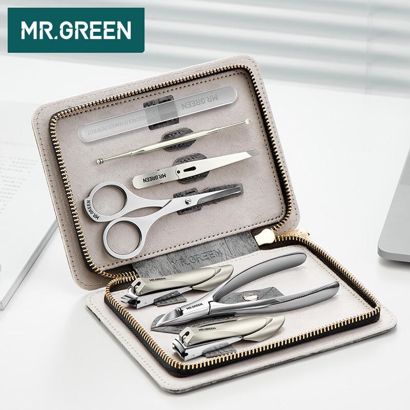 MR.GREEN Anti-Splash Stainless Steel Nail Care Kit