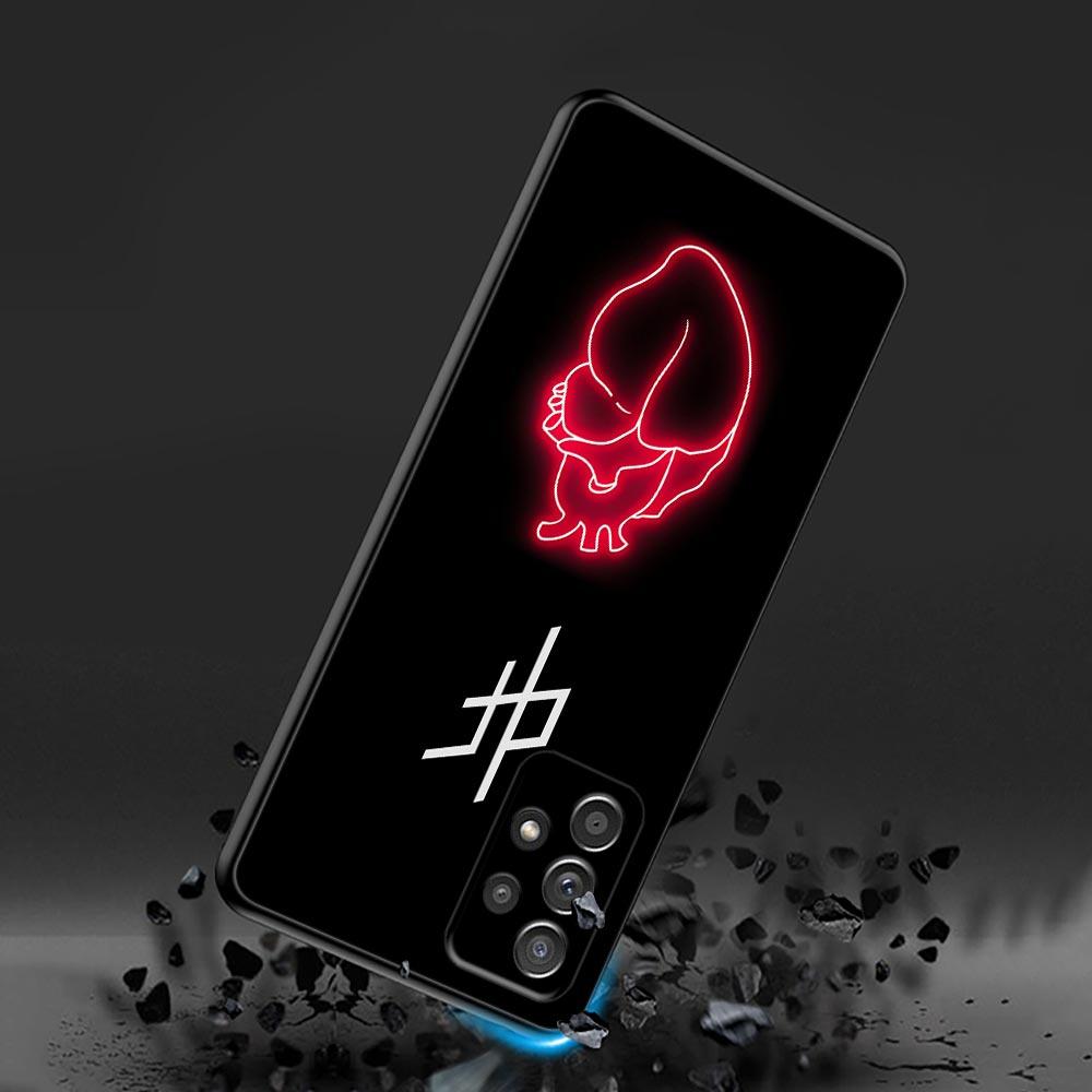 Singer PNL QLF Rapper Heart Phone Case For Samsung Galaxy A57 A56 A37 A55 A36 A26 A54 A52 A35 A34 A25 A17 A16 A15 A07 A06 Cover