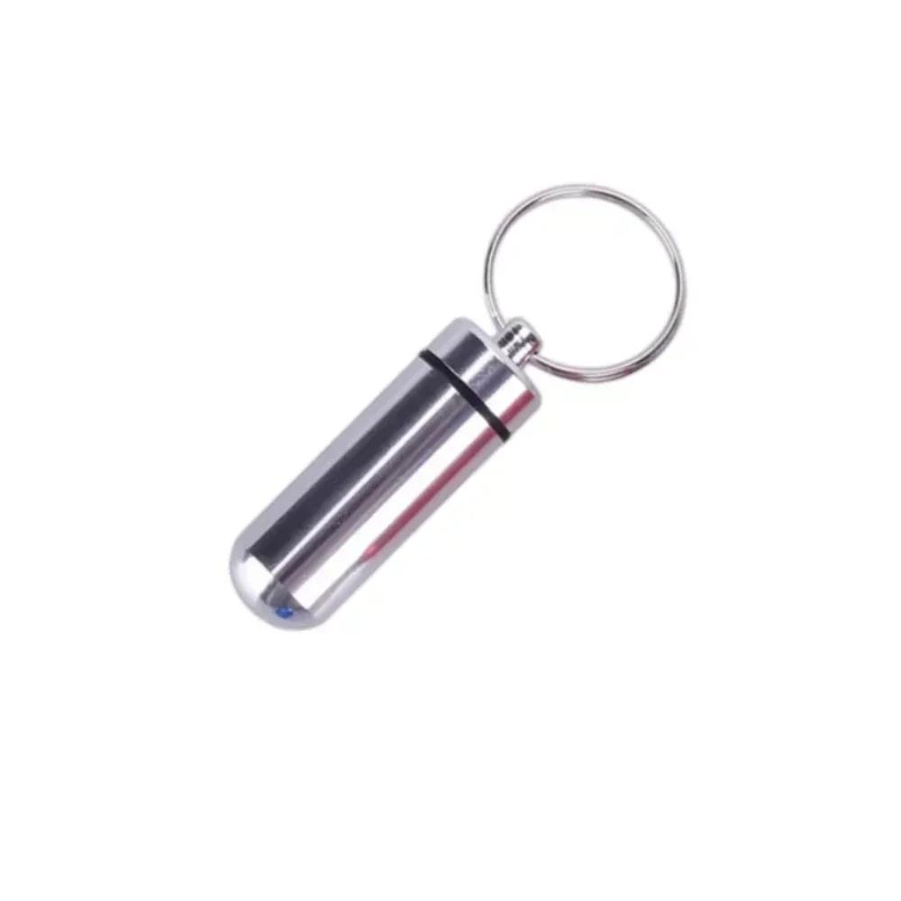 Neue Heiße Tragbare Mini Wasserdichte Aluminium Pillendosen Behälter Box Organizer Aufbewahrung Tabletten Medizin Vitamin Pillendosen Fischöle
