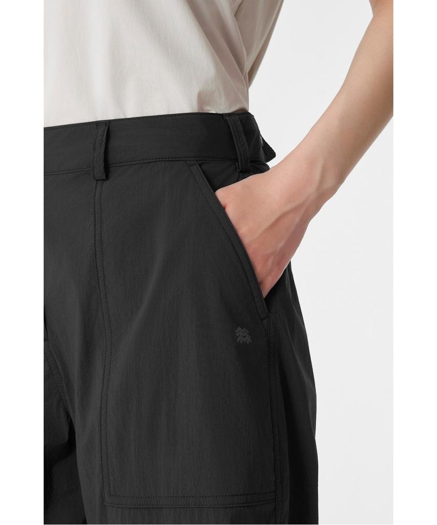 Koolongseupocheu Women'S Daypack Wide Fit Pants Tvpnm26692Blk