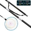 SANLIKE 5m Landing Net with Carbon Fiber Handle, Ultra-Lightweight, Landing Shaft, Fishing Landing Net, Iso Tama Set, Extendable Landing Net, for Fres