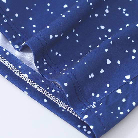 Men Boxer Underwear Elastic High Waist Floral Print Shorts Briefs