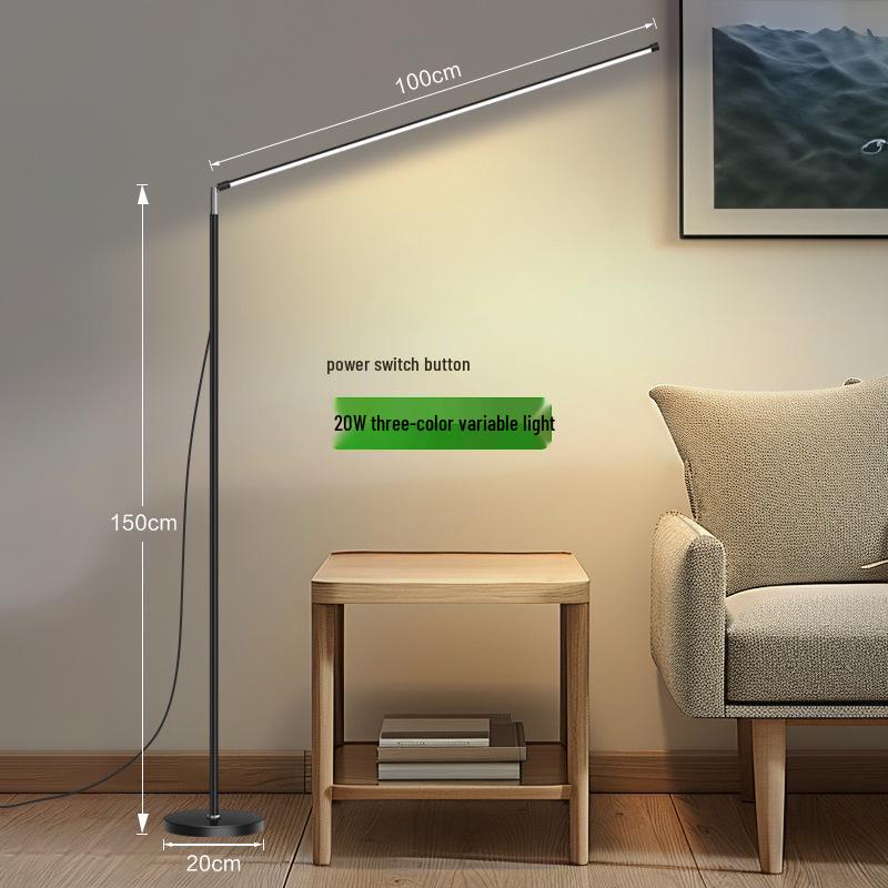 LED Super Bright Floor Lamp for Living Room, Bedroom, and Study - Eye Protection, Ambient Light, T98 Model