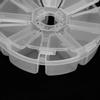 8 Grids Empty Nail Art Decoration Rhinestone Gem Bead Container Nail Supplies Storage Box