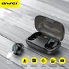 AWEI TA3 ANC TWS kulaklık Bluetooth kablosuz kulaklık aktif gürültü önleyici kulaklık Stereo ses gerçek mikrofonlu kulaklık