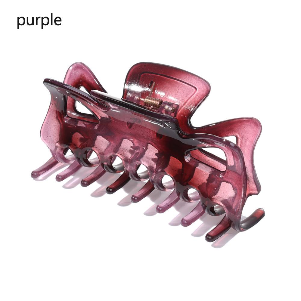 Hair Accessories Leopard Print Acrylic Barrette Hair Claw Clip Large Hairpins Hair Clamps