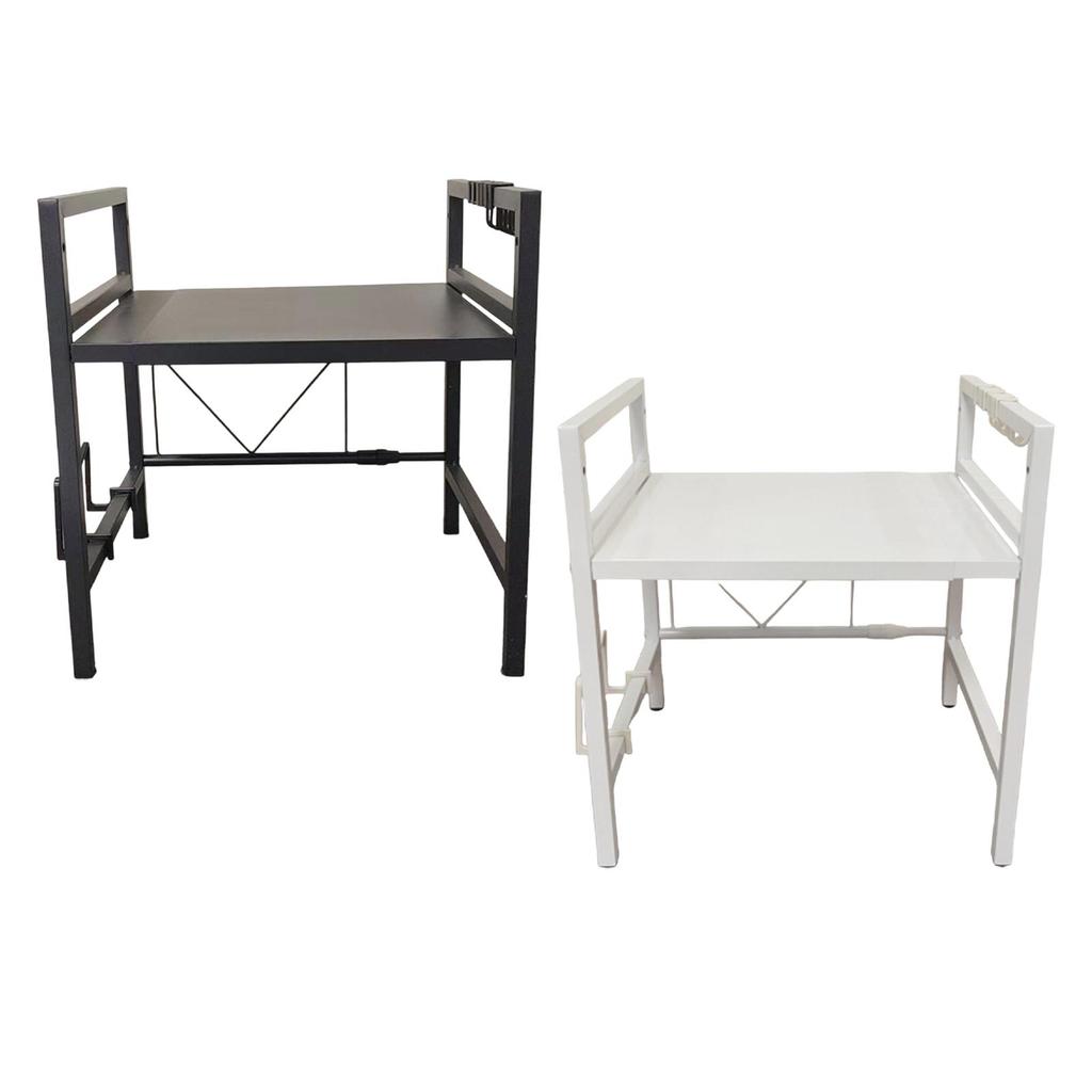 Adjustable Microwave Oven Rack for Bakers, Kitchen Utensil Storage Rack, Iron Construction, Suitable