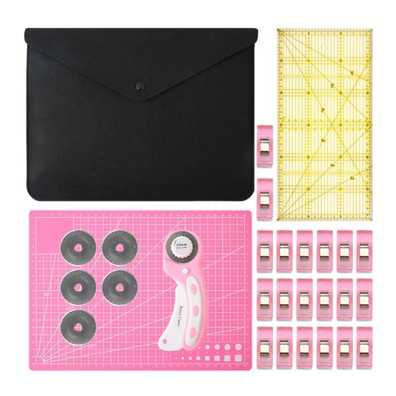 

Роторный резак для ткани с предохранительным замком и сменными лопастями, эргономичный роторный резак для квилтинга, швейного искусства, дропшиппинг