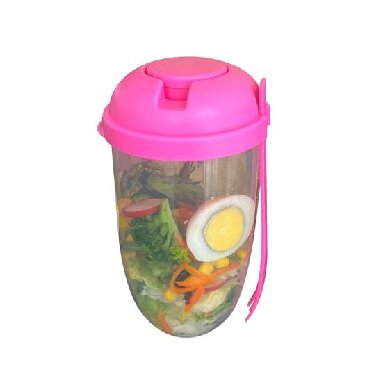 1000ml Salad Cup with k Large Capacity Portable Low-fat Diet Meal Fruit And Vegetable Snack Cup Outdoor