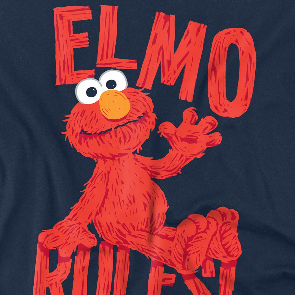 Sesame Street Unisex Adult Rules Elmo T-Shirt