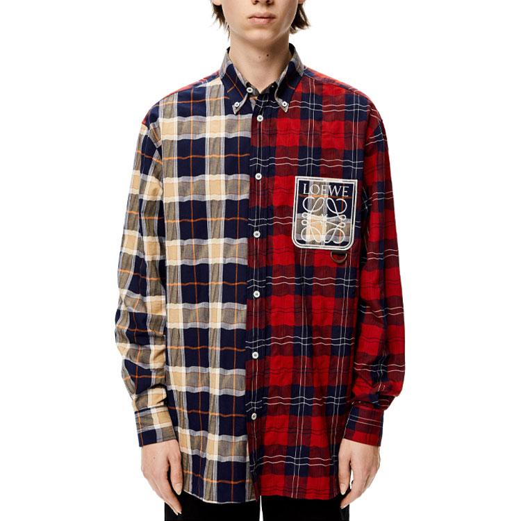Loewe Patchwork Check Shirt H526Y05W35-9990