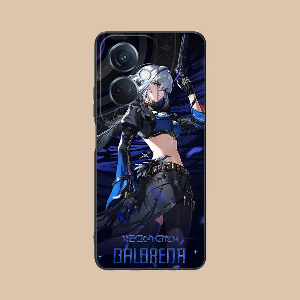 Wuthering Waves Galbrena Phone Case for OPPO Reno 14 13 12 11 10 9 8 7 6 5 F T Pro 5G Colorful Printing Cover Smartphone Luxury