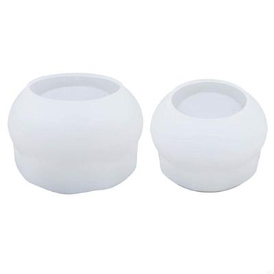 Fish Silicone Mold Crystal Epoxy Resin Casting Flowerpot Candlestick Mould X3UC