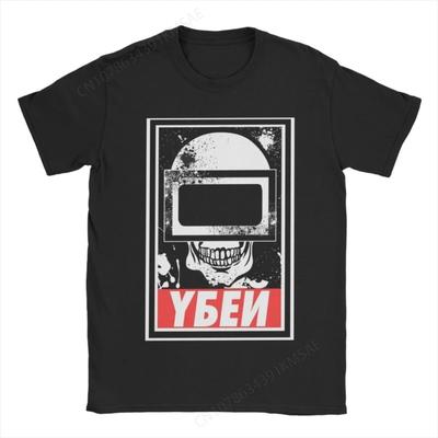 Vintage Escape From Tarkov Tagilla Helmet T-Shirt for Men O Neck Cotton T Shirt Short Sleeve Tee Shirt Summer Clothing