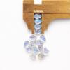 Natural Rainbow Moonstone 6x4mm Pear Cabochon – Calibrated Gemstone for Jewelry Making