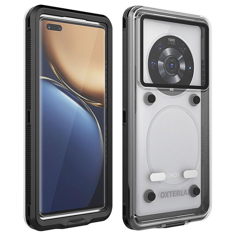 Rechargeable Waterproof Phone Case for Delivery Riders, Fits Phones Up to 6.9 Inches, Touchscreen Compatible Diving Pouch