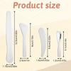 4 PCS Mini Metal Makeup Spatula, 4 Styles Multi-functional Stainless Steel Cosmetic Spatula Reusable Skin Care Cosmetic Spatulas Facial Applicator