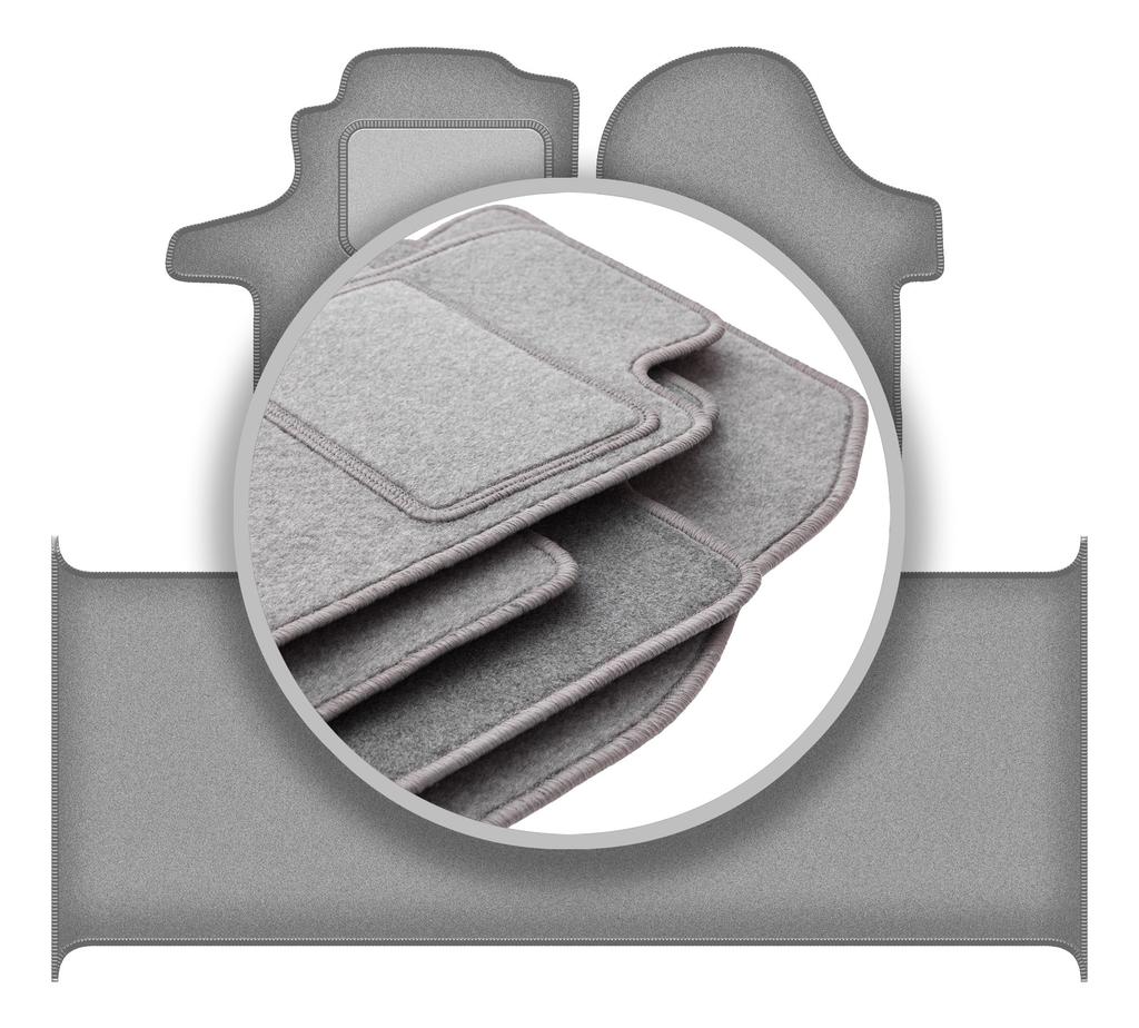 Graue Automatten für: Mercedes Vito W447 Lieferwagen (2014-)