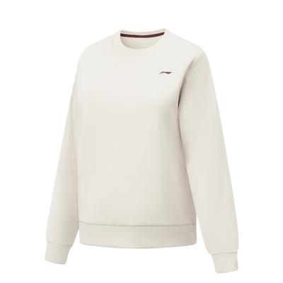 Li Ning Fitness Series Warm Round Neck Logo Sports Sweatshirt Women Sweatshirt AWDW074-4