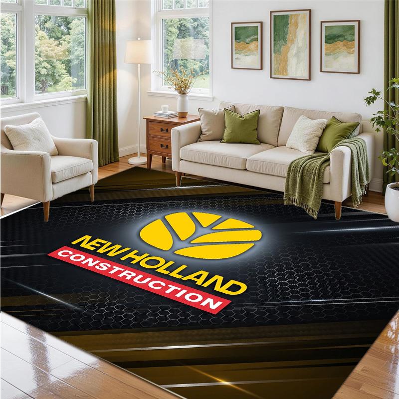 New Holland Design Crystal Velvet Rug Soft Decorative Mat for Bedroom Entrance