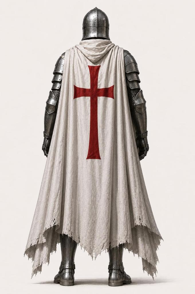 Crusader Warrior Armor Suit Handmade Steel Knight Costume for LARP Reenactment