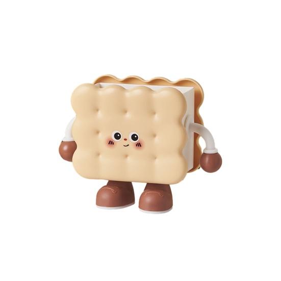 

Cookie Shape Pen Holder Cute Desk Organizer Multi-Function Storage for Pens Brushes Makeup Office Dorm Supplies A