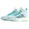 New LiNing Raid Cushioning Low Top Basketball Shoes Men's Gray Green ABAR115-3