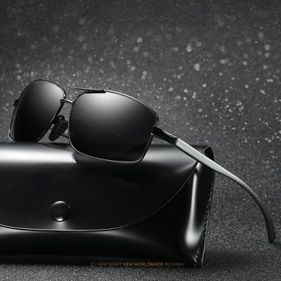 Polarized Sunglasses For Men Women Classic Rectangle Double Beam Sun Glasses Luxury Brand Design Driving Shades Eyewear Uv400