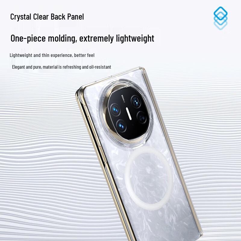 Huawei Mate X6 Transparent Magnetic Folding Phone Case