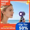 Foldable Mini Handheld Turbo Cooling Fan with Digital Display Mini Personal Hand Fan 4000mAh Battery Holiday Gifts for Women Men