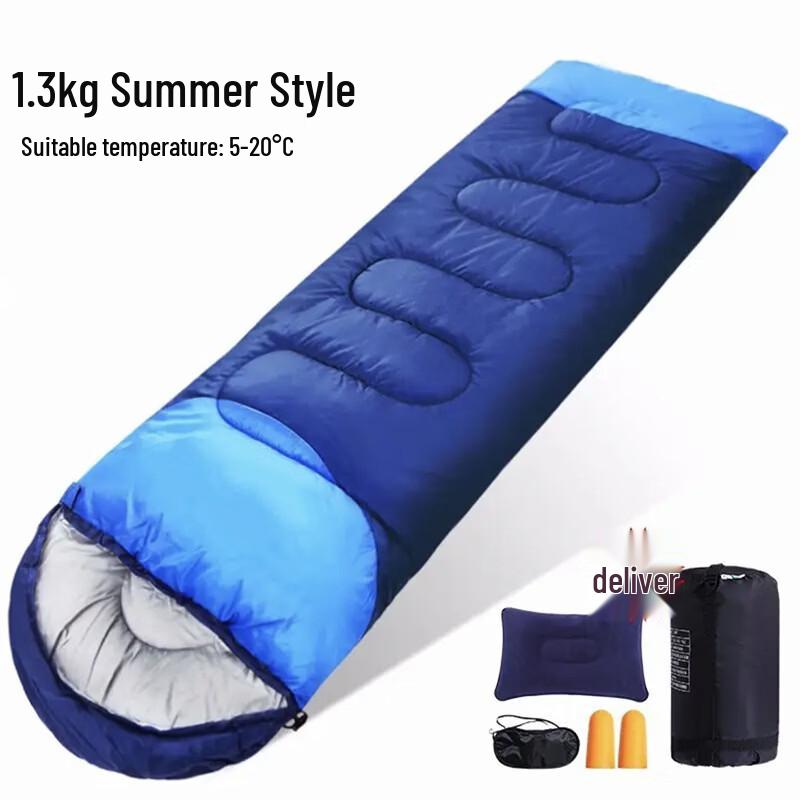 OLOEY Adult Thickened Warm Sleeping Bag