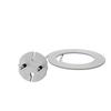 1.5M Connection Cable With Straight Plug 2X1Mm2 White Power Cable