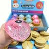 Süßes Teigtaschen-Brötchen-Spielzeug Langsam aufsteigend Glitzernder Stressball Lustiges Teigtaschen-Twist-Spielzeug Stressabbau für den täglichen Gebrauch für Erwachsene Kinder