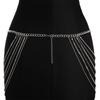 All-match Waist Corset Chain Belts Korean Body Chain Metal Waist Belts Women Waist Chain