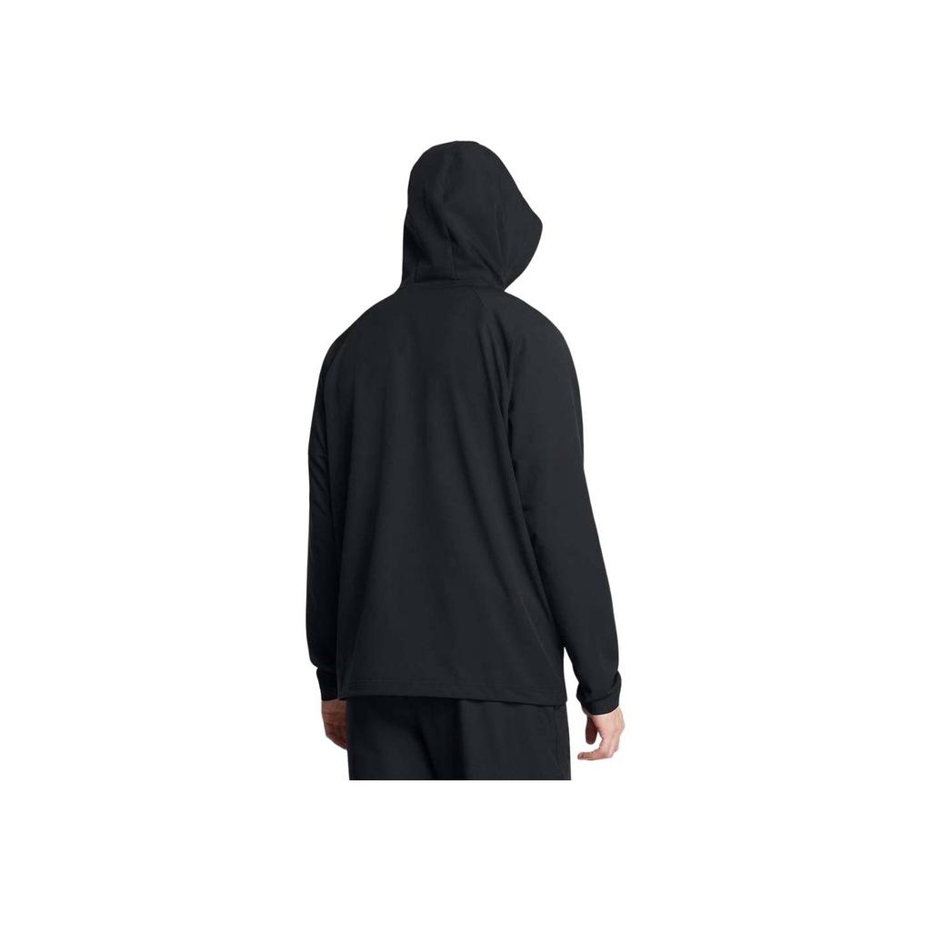 Under Armour Logo Hooded Long Sleeve Jacket Men Jackets Black 1388014-001