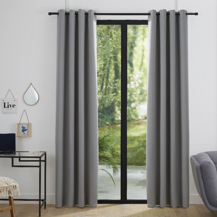 Set of 2 Blackout Curtains 140 X 260 Cm "Night" Cloud