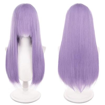 Ekienn Różowo-fioletowa Peruka Cosplay Anime Cosplay, 60cm, Uniwersalna, Odporna na ciepło, Kostium, Halloween, Impreza, Wydarzenie, Kostium, Peruka, Przebranie, Impreza, Wydarzenie,