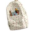 Schoolbag Korean Original Ins Cartoon Cute Dachshund Backpack Casual Polka Dot Student Schoolbag Large Capacity Backpack Female