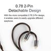 HiBy Cu4 Balanced Earphone Cable Coaxial Type4 Wire Locking Plug Jack O.C.C.Litz 2-in-1 4-Pin 3.5mm+4.4mm