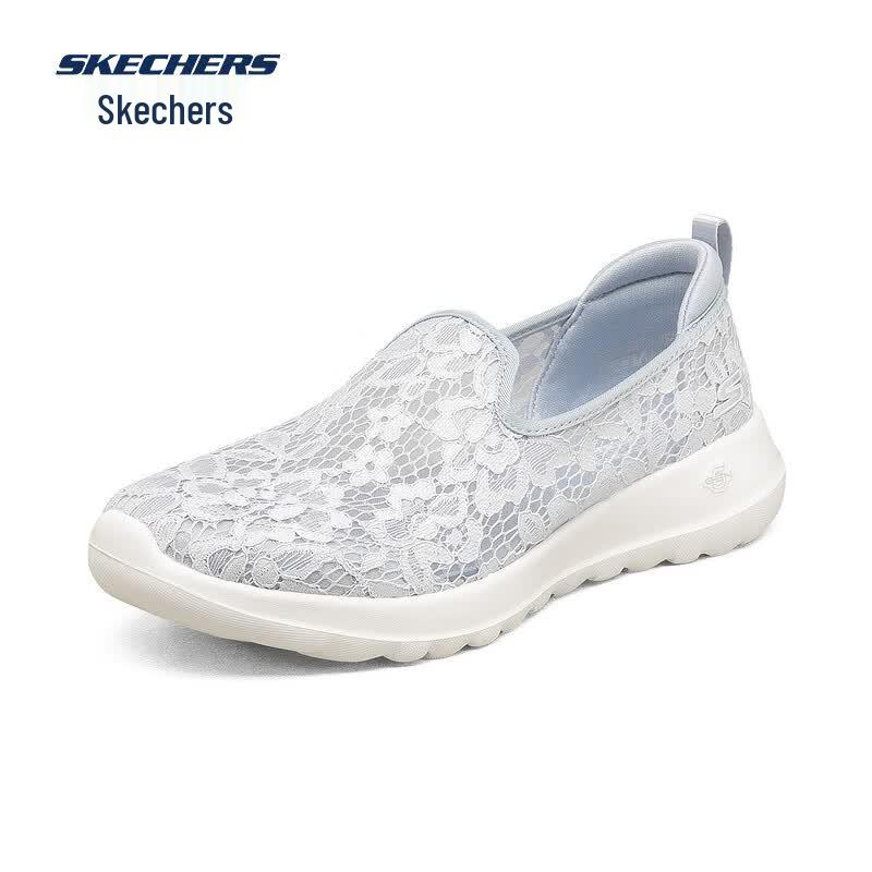 Skechers Women's Breathable Lace Slip-On Walking Shoes 896020
