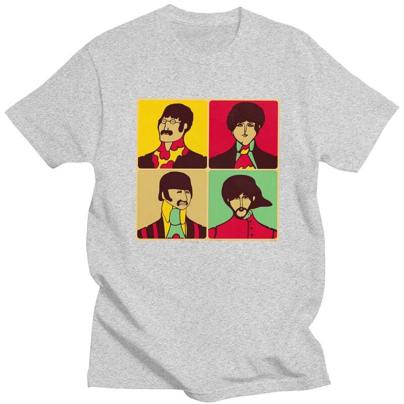 Custom The Beatle Heavy Metal Rock Tshirts for Men Short Sleeve Leisure T Shirt Tshirt Loose Fit Pure Cotton Tees Gift
