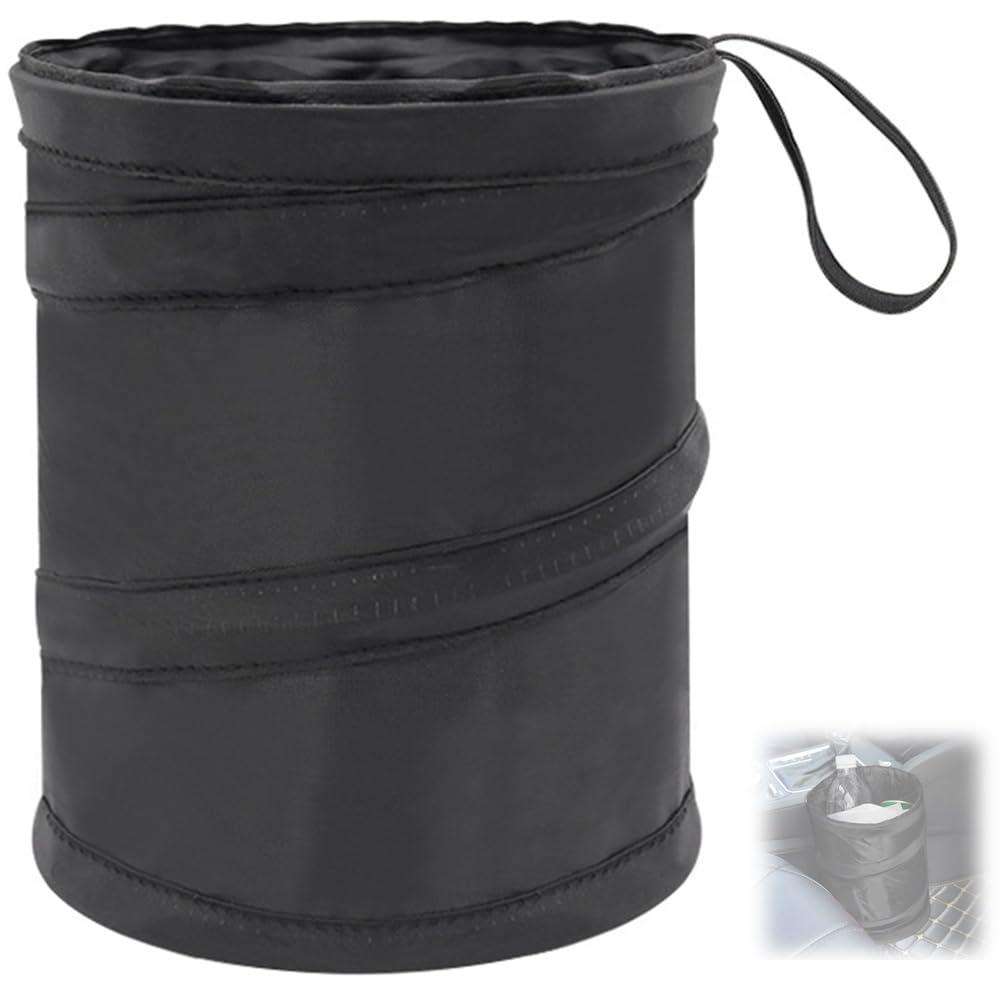 

TANGRUL Car Trash , Foldable, Car Trash , Collapsible, Cylindrical Type, Large Capacity, 6.3 чёрный