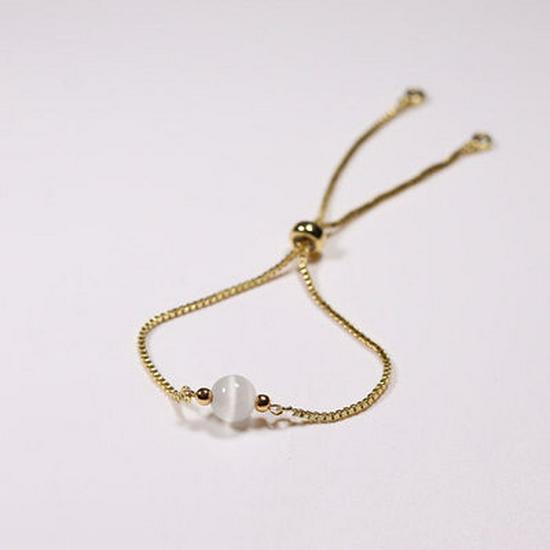

Double-Layer Star Moon Heart Bracelet with Cat s Eye Stone - Perfect for Birthdays & Best Friends