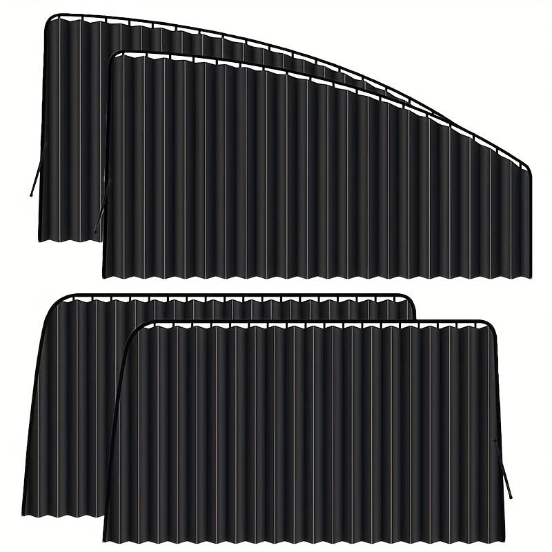 4pcs/set Car Side Curtain Adjustable Car Window Sun Screen Shades Auto Window Sun Shade Privacy Sun UV Protection Window Shield